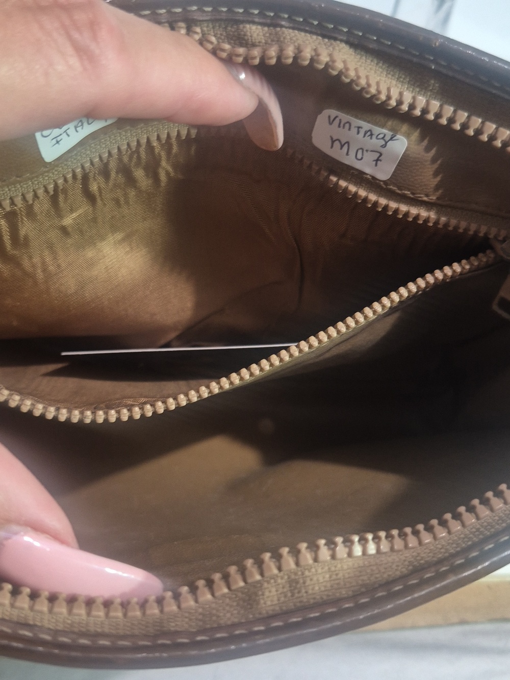 Vintage Celine Brown Monogram Bag - Picture 13 of 13